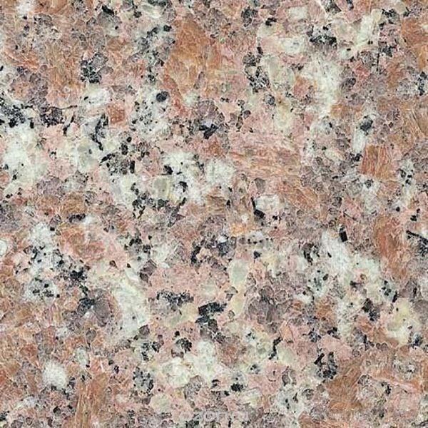 Плитка гранитная G687 Пич Блоссом Ред (Peach Blossom Red) 600x600x20 мм полированная